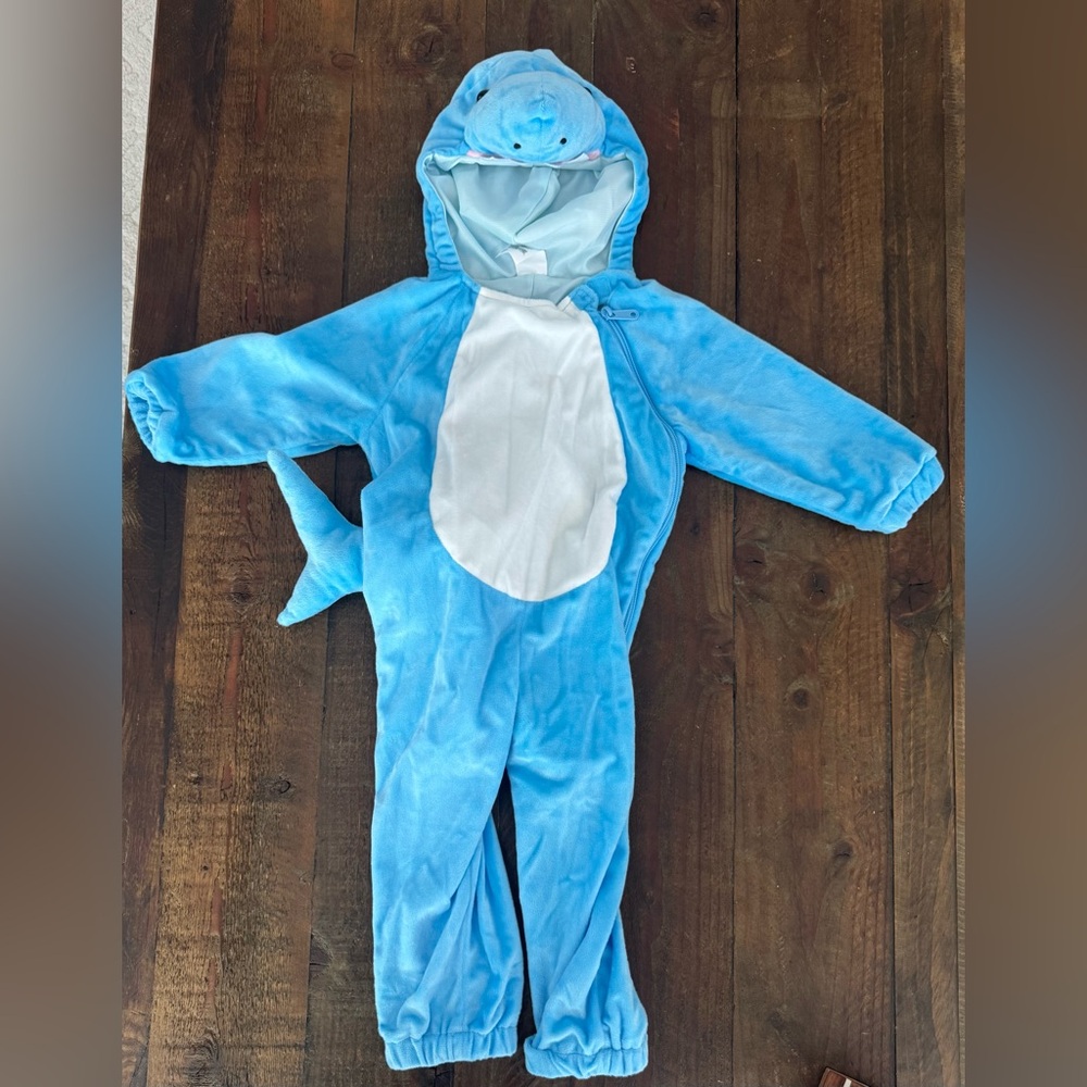 Toddler Shark Halloween Costume Jumpsuit - 18-24M